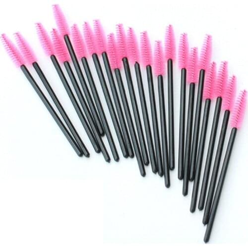 50 pcs/pack Durable Micro Disposable Eyelash Extension Individual Applicators Mascara Brush Women Eyelash Glue Cleaning Stick