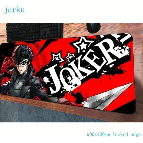 Persona 5 padmouse 900x400x3mm gaming mousepad game hot sales large mouse pad gamer computer desk cute mat notbook mousemat pc