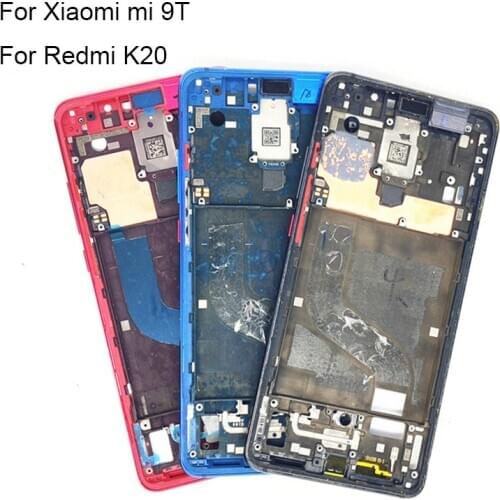 For Xiaomi Redmi k20 / K20 Pro / Mi 9T / Mi9T Pro LCD Faceplate Frame Front Middle Frame Housing Battery Door Back Cover Housing