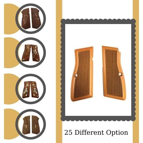 Belgium Browning 14 Laser Cutting Walnut Tree Wooden Grip Model Gun Grips Gun Accessory Hunting Gun Pistol Grips 02