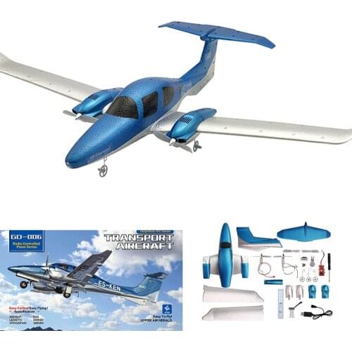 RC Airplane GD-006 2.4G 3-Axis Gyro EPP Plane 548mm Wingspan Remote Control DIY KIT Glider Fixed Wing Transport Aircraft Toys