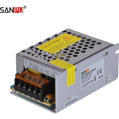 SANPU SMPS 12V DC 36W Switching Power Supply 3A Constant Voltage AC/DC 12 Volt Transformer Driver 28W 12VDC Indoor for LEDs