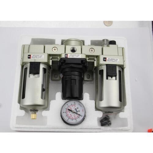 SMC type AC4000-04A 1/2''PT Air Filter Combination compressing Pneumatic Type F.R.L. Unit water seperator AF4000A+AR4000+AL4000