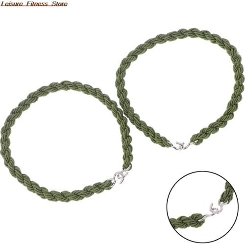 2Pcs Tactical Army Leggings Elastic Rope Trouser Leg Strap Riding Boot Rubber Band Army Green
