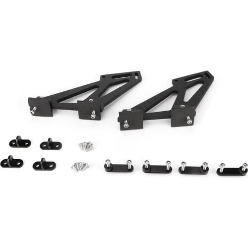 10" Universal Car CNC Aluminum Alloy Rear Wing Trunk Racing Tail Spoiler Legs Mount Brackets New Arrives Car Styling