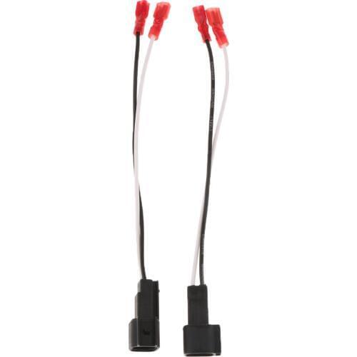 2 Pair Auto Audio Speaker Wire Harness for Chevy For Ford For Focus For Mazda