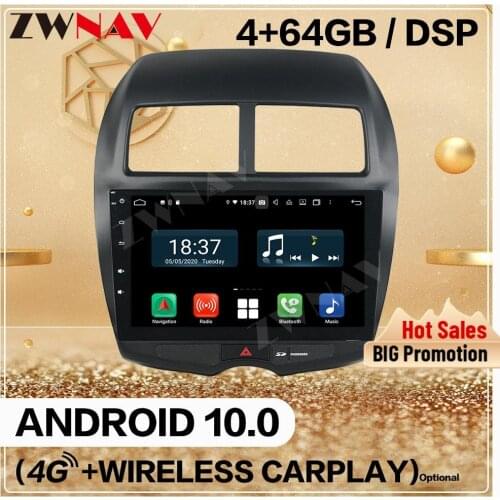 128GB 2 Din For Mitsubishi TRITON L200 2016 2017 2018 2019 Android Screen Multimedia Audio Radio GPS Navi Head Unit Auto Stereo