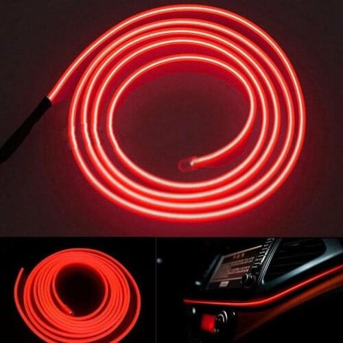 12V LED Car Hight Mount Brake Lights 90/100cm Flexible Multi-mode Strip Stop Turn Light Light LED Auto Warning Signal Lamp D3F5