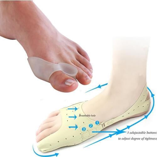 4pcs Silicone Toe Separator Valgus Bunion Corrector Ingrown Nail Pedicure Alluce Foot Care Tool D0188