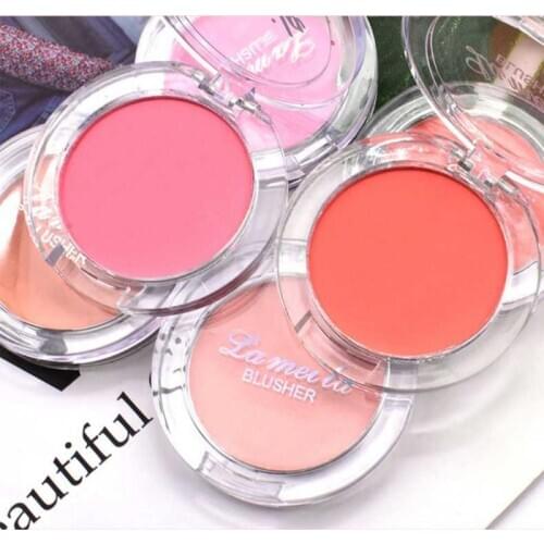 6 Colors Blush Makeup Palette Face Mineral Powder Red Rouge Lasting Cheek Tint Blusher Brighten Skin Colour Maquillaje TSLM1