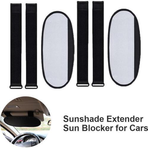 Car Sun Protector Anti-Glare Anti-Dazzle Vehicle Visor Sunshade Extender Sun Blocker For Cars Vans Trucks Windshield Sunshade