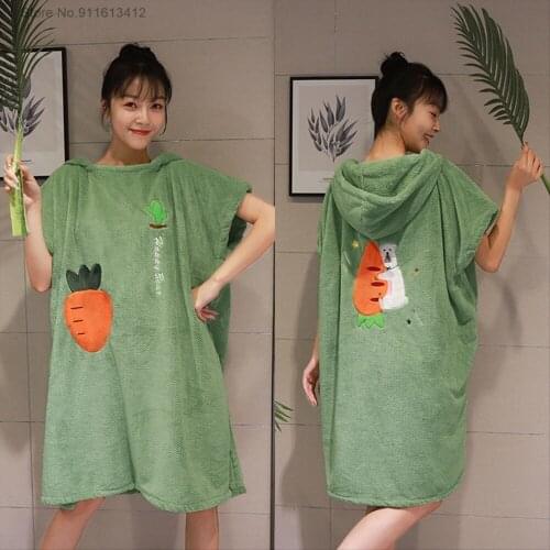 Bath Shower Towels Women 70x95cm Microfiber Plain Towel Skirt Dry Hair Cap for Boys Girls Wearable Travel Wrap Blanket