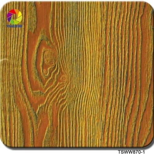 Free shipping 0.5m*2m/10m 3D wood TSWW870-1 hydrographic dipping film water transfer printing film