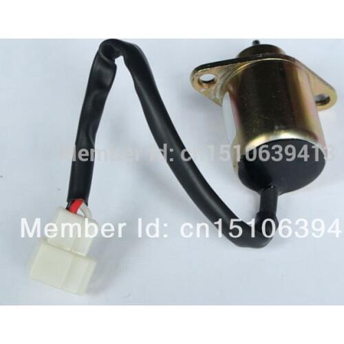 Free shipping! Stop Start Shut Off Solenoid 3 wires for KUBOTA 05 seires17454-60010,16616-60010