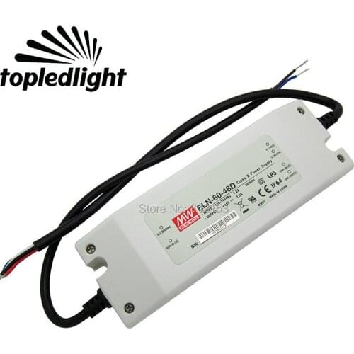 Free Shipping Original Meanwell ELN-60-48D 60W Dimming Led Driver AC100-240V 48V Lighting Transformers Switching Power Supply