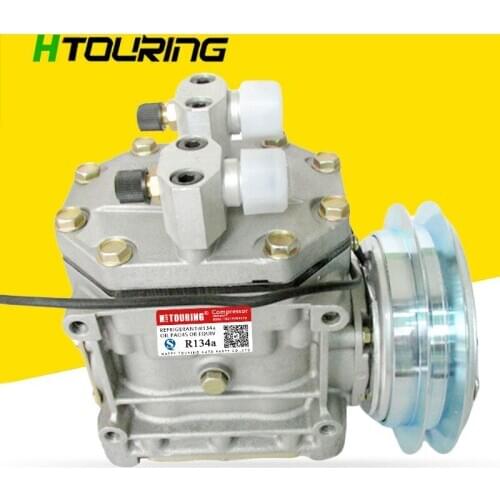 For Car Mitsubishi Fuso Fighter truck auto ac air compressor R2211L FK337D553073 ACA200A007A ME121066 24V