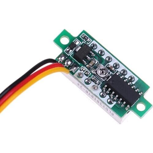 Mini Digital Voltmeter Voltage Tester Meter 0.28 Inch 0-100V LED Screen Electronic Parts Accessories Digital Voltmeter