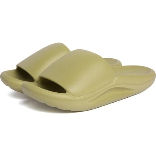 Mens Summer Cool Beach Slippers 2020 Fashion Fish Mouth Flip Flops Women Sandals Thick Outsole Shoes Light Weight Big Size