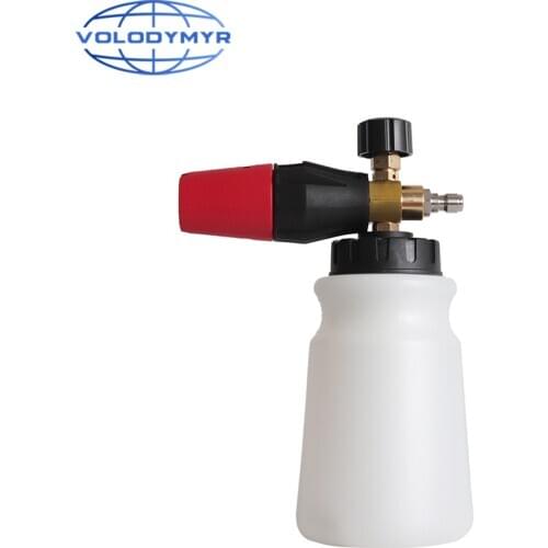 Volodymyr Car Wash Snow Foam Lance Nozzle Cannon Generator High Pressure Washer Soap Foamer with Quick Connector for Karcher