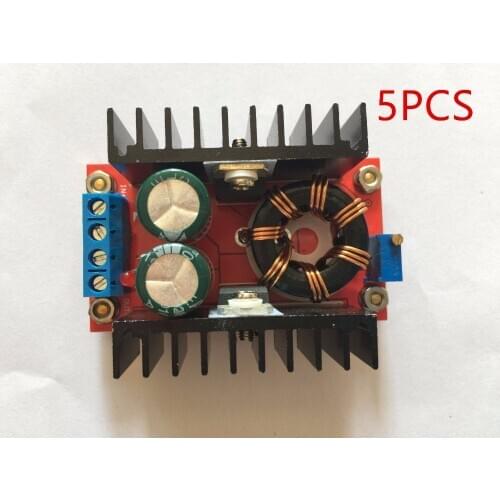 5PCS 150W DC-DC Boost Converter Step Up Power Supply Module 10-32V To 12-35V 10A Laptop Voltage Charge Board For Arduino