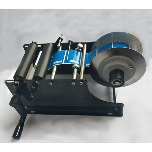 Simple Manual Handy Round Bottle marking Labeling machine Adhesive Sticker label applicator for PET bottle Packing Machine