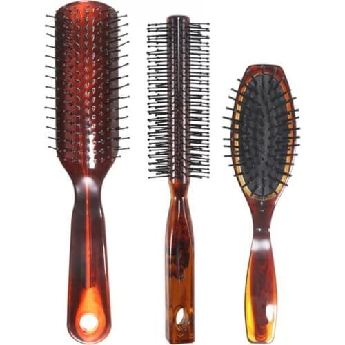 3pcs Hair Styling Comb Brush Air Bag Massage Anti Static Hair Brush Practical Salon Hairdressing Straight Curly Tangle Hair Comb