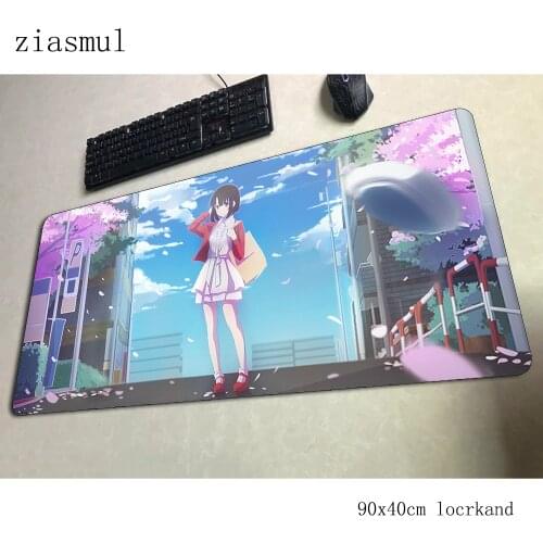 Saenai Heroine no Sodatekata mats HD pattern gaming mouse pad big keyboard mousepad best notebook gamer accessories padmouse mat