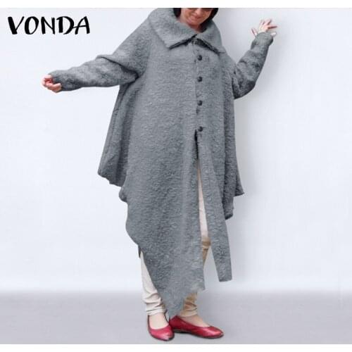 Женские куртки с мехом VONDA China At AliExpress