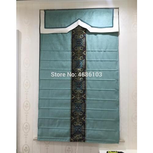 High quality luxurious European blinds window blinds and shades roman blinds curtain door blinds for Living room bedroom