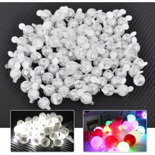 50pcs/lot White BALLOON LAMP LED BALL LIGHT for Paper Lantern Balloon Wedding Party Floral Decoration