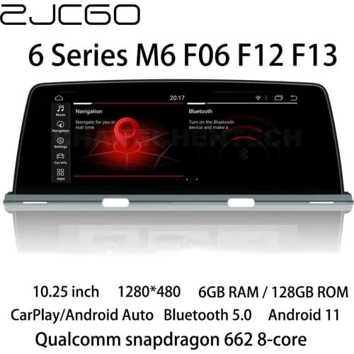 Car Multimedia Player Stereo GPS DVD Radio Navigation NAVI Android CIC NBT EVO for BMW 6 Series M6 F06 F12 F13 2011~2019