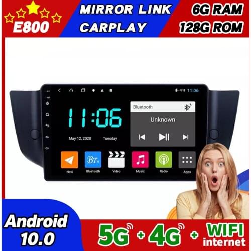 6GB Ram 128GB Rom Car Radio Stereo Receiver Screen For MG 6 MG6 2011-2015 Android 10 Multimedia GPS Navigation Carplay Head Unit