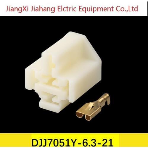 Freeshipping 200sets DJJ7051Y-6.3-21 Car Electrical Connectors for VW,BMW,Audi,Toyota,NISSAN
