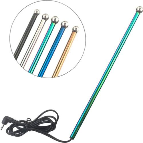 Electric shock Bi polar Rainbow Male metal urethral beads penis plug dilator electro massager insert BDSM sex toy for man