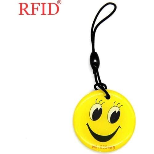 S50 1K 13.56MHz Read Only Glue Card Keyfob RFID IC Keychain Waterproof Dropping Glue Access Control Card Fast Shipping 1pcs