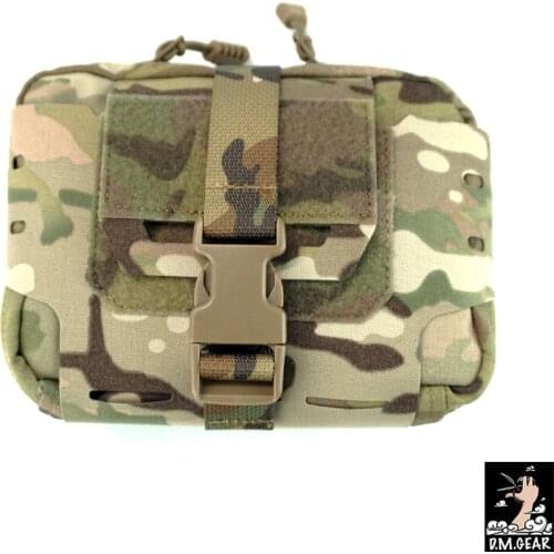 DMgear Tactical Pouch MOLLE Armor Pouch Horizontal Medical Pouch Laser Cut Military Utility Pouch Composite Nylon BG42
