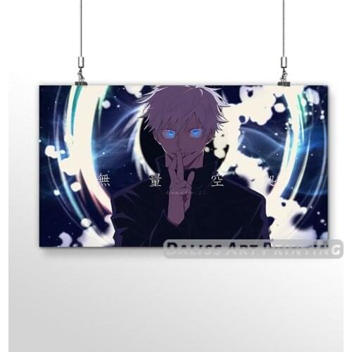 Canvas Anime Gojo Satoru Jujutsu Kaisen Pictures Home Decoration Paintings Poster HD Prints Wall Art Modular Living Room Framed