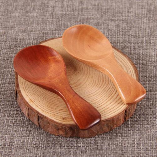 Coffee Scoop Short Handle Wide Mouthed Milk Powder Spoon Wooden Condiment Teaspoon Small Exquisite Dinnerware 35p