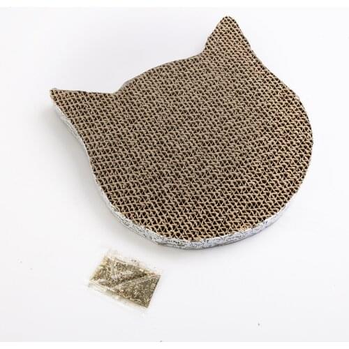 Cat Scratcher Board Scratching Post Mat Toy Pet Cat Bed Scratcher Cardboard Toy Catnip Climbing Frame Scraper Mat Pad