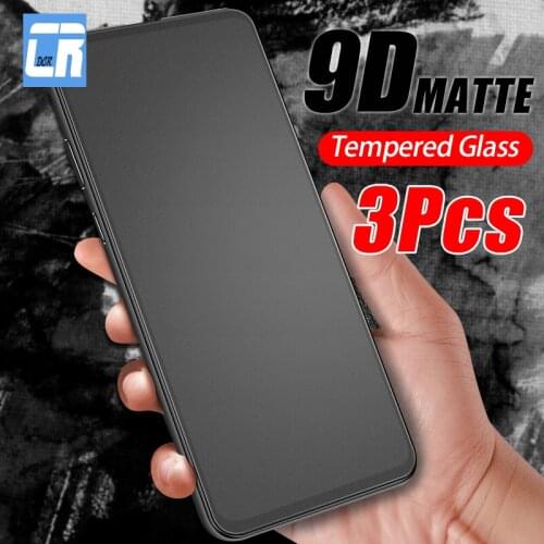 3pcs 9d matte tempered glass for vivo y50 y30 y20i v20 v19 s7 s6 s5 z6 z5x s1 z1 pro y85 y83 y19 x30 x50 frosted protective film