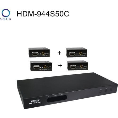 4x4 HDIM Matrix with Simultaneous CAT5/6 and HD Outputs HDM-944S50C