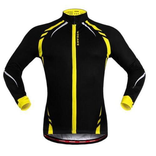Mens Fleece Thermal Cycling Jacket Autumn Winter Warm Up Bicycle Clothing Windproof Windbreaker Coat MTB Bike Jerseys