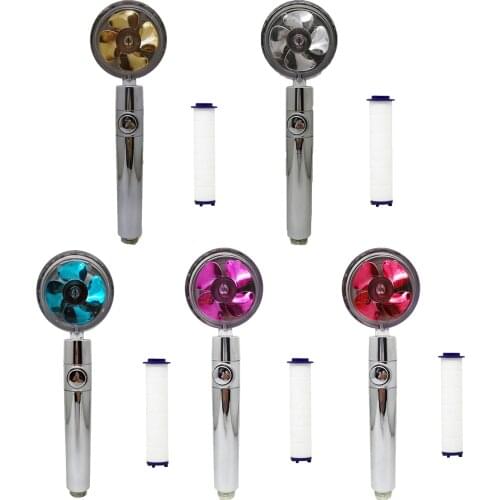 Pressurized Shower Head with Small Fan Spray Nozzle Kids Shower Showerhead Bathroom Accessories G1/2 Interface Easy Install