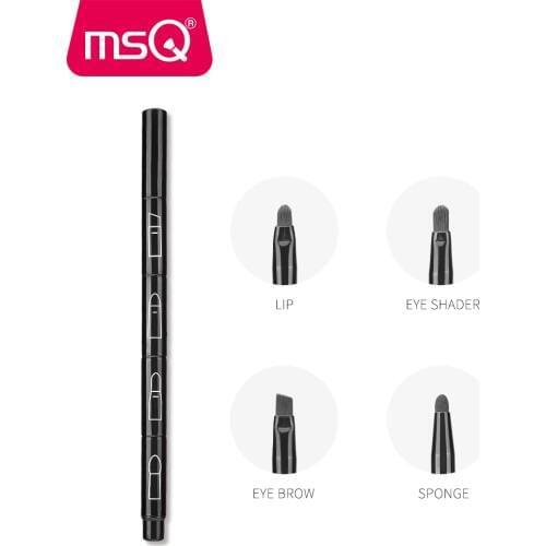 MSQ New Arrival 1PCS Multifunctional Detachable Makeup Brushes For Lip Eyeshadow Eyebrow Blending Make Up Brush Without SkinHurt