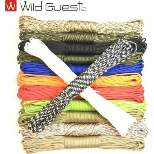 Length 31 M Dia.4mm 7 Stand Cores Paracord For Survival Parachute Cord Lanyard Camping Climbing Rope Hiking Clothesline