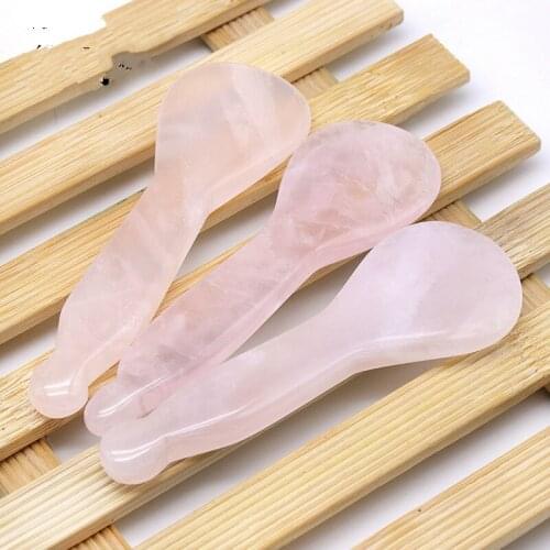 Powder crystal jade scraping board rib stick beauty facial shaving board acupoint stick massage scraping