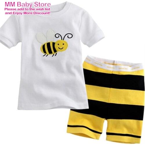 1-7Years Casual Kids Clothes 2 Piece Set Clothing Green Cool Boy T-shirt + Shorts Clothing Boys Tracksuit Children Baby Clothes