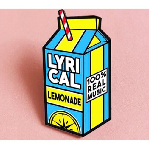 Cartoons Juice Wrld Lyrical Lemonade Trippy Enamel Brooch Pin Hat Bag Collar Lapel Pins Badges Fashion Jewelry Accessories