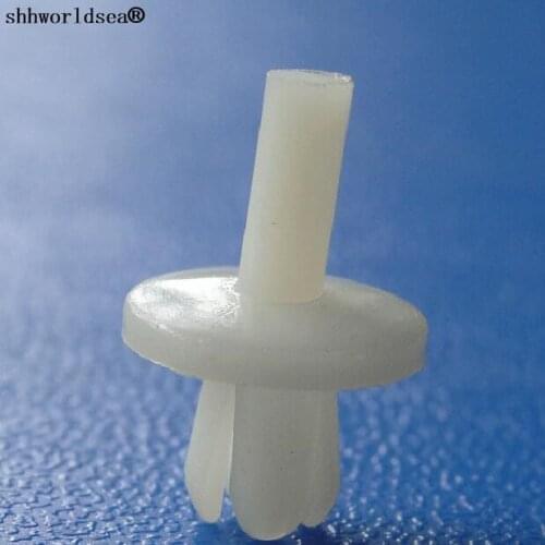 Shhworldsea 100pcs car clip& fastener air conditioning vent&general purpose push-type for GM 14005089 fits into 4.9mm hole