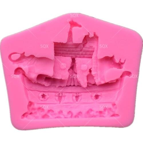Noahs Ark Silicone Mold Food Grade Silicone Soap, Chocolate, Cake Silicone Cake Molds, Fondant Cake Decorate SQ1622